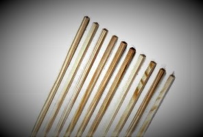 10 Vierkantleisten glatt 2 x 7 mm Kiefer Länge 1m