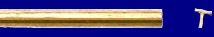 Messing T Profil gefräst ; 4 x 4 mm ;  Länge 1m
